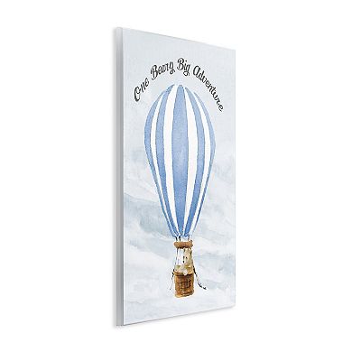 Stupell Home Decor Beary Big Adventure Balloon Wall Plaque