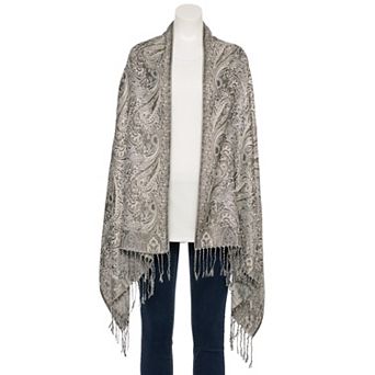 Nine West Paisley Shine Jacquard Wrap