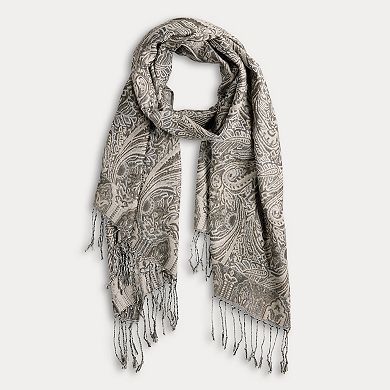 Nine West Paisley Shine Jacquard Wrap