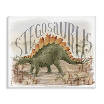 Stupell Home Decor Stegosaurus In Nature Canvas