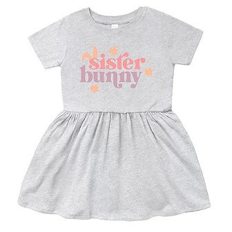 Sister Bunny Toddler Girl Dress