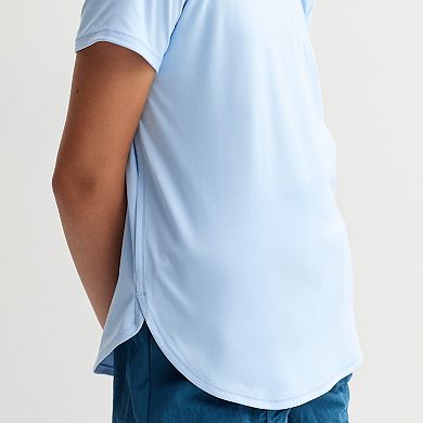Girls Tek Gear® Short Sleeve Tulip Side Tee