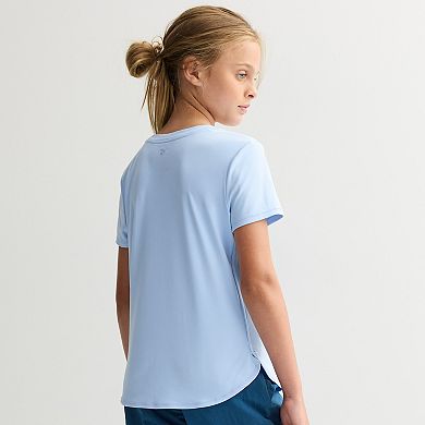 Girls Tek Gear® Short Sleeve Tulip Side Tee