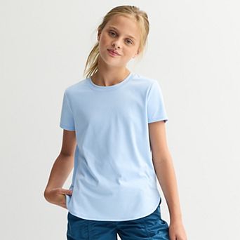 Girls 7-16 Tek Gear® Short Sleeve Tulip Side Tee