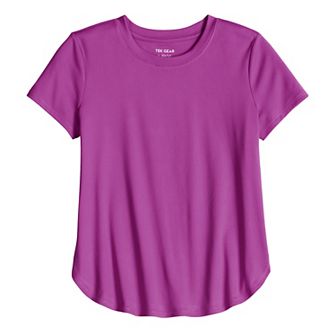 Girls 7-16 Tek Gear® Short Sleeve Tulip Side Tee