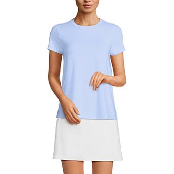 Women's Lands' End Tall Power Performance Short Sleeve Crewneck T-Shirt