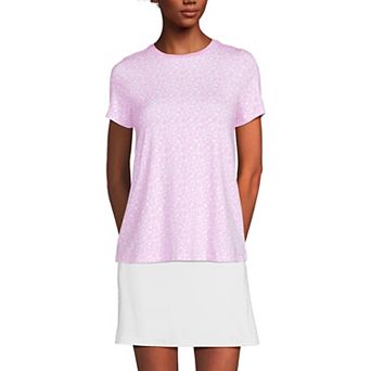 Women's Lands' End Power Performance Short Sleeve Crewneck T-Shirt