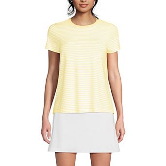 Women's Lands' End Power Performance Short Sleeve Crewneck T-Shirt