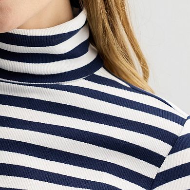 Women's Sonoma Goods For Life® Ribbed Turtleneck Top