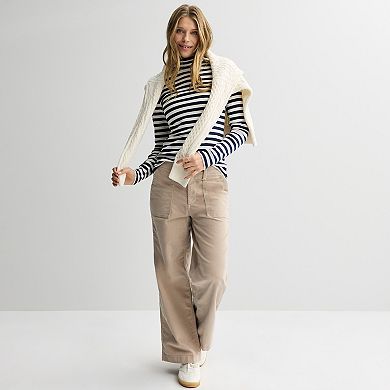 Women's Sonoma Goods For Life® Ribbed Turtleneck Top