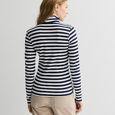 Women's Sonoma Goods For Life® Ribbed Turtleneck Top