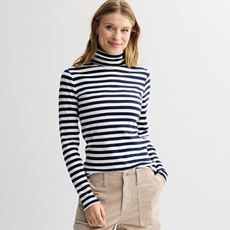 Women's Sonoma Goods For Life® Ribbed Turtleneck Top