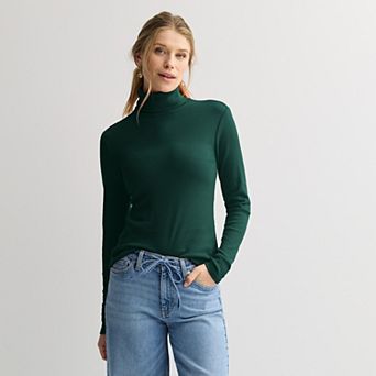 Women's Sonoma Goods For Life® Ribbed Turtleneck Top