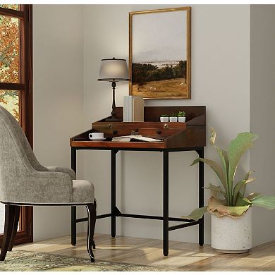 Carolina Living Rustic Top Writing Desk