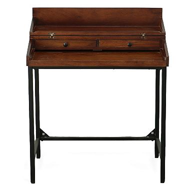 Carolina Living Rustic Top Writing Desk
