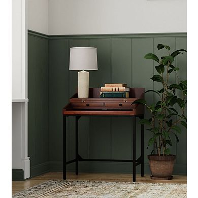 Carolina Living Rustic Top Writing Desk