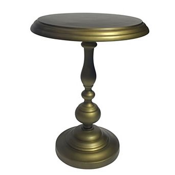 Carolina Living Pearson Round Metal Accent Table