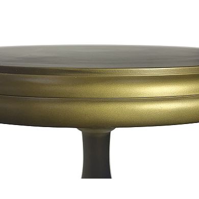 Carolina Living Pearson Round Metal Accent Table
