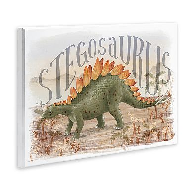 Stupell Home Decor Stegosaurus In Nature Wall Plaque