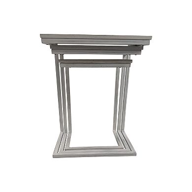 Carolina Living Addison 3-Piece Modern Nesting Accent Tables Set