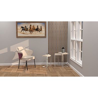 Carolina Living Addison 3-Piece Modern Nesting Accent Tables Set