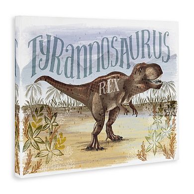 Stupell Home Decor T-Rex in Nature Canvas