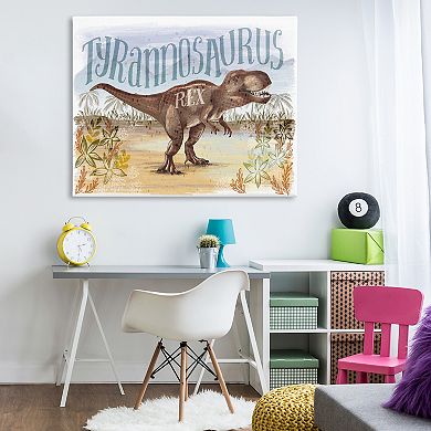 Stupell Home Decor T-Rex in Nature Canvas
