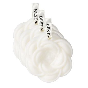 Camellia Car Air Freshener Wax, 3 pc Set, Fresh Fragrance