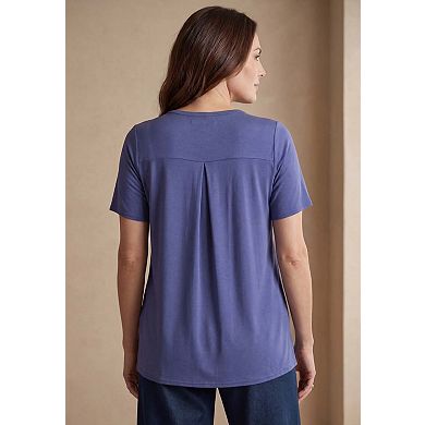 Jessica London Women's Plus Size Uptown Refined Tee