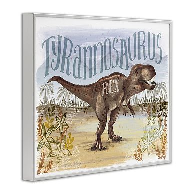 Stupell Home Decor T-Rex in Nature Framed Giclee