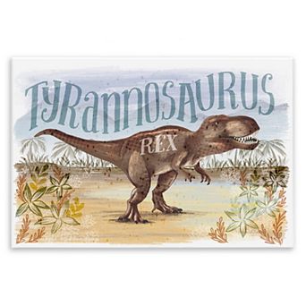 Stupell Home Decor T-Rex in Nature Wall Plaque