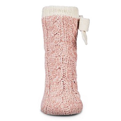 Women's Cozy Ballerina Plush Lined Slipper Sock Shorties