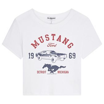 Juniors' Mustang 1969 Crop Tee