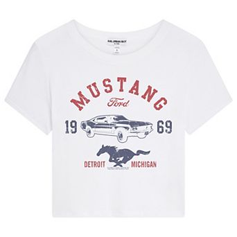 Juniors' Mustang 1969 Crop Tee