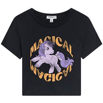 Juniors' My Little Pony Magical Mirror Graphic Crop Tee