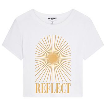Juniors' Suburban Riot Reflect Sun Cropped Graphic Tee