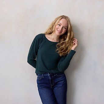 Women's LC Lauren Conrad Long Sleeve Raglan Tee