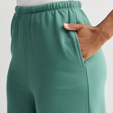 Juniors' SO® Bouncy Fleece Wide Leg Pants