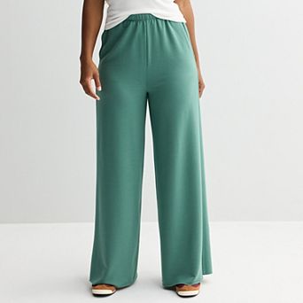 Juniors' SO® Bouncy Fleece Wide Leg Pants