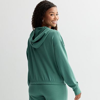 Juniors' SO® Bouncy Fleece Zip Hoodie