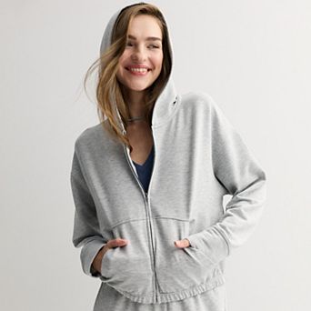 Juniors' SO® Bouncy Fleece Zip Hoodie