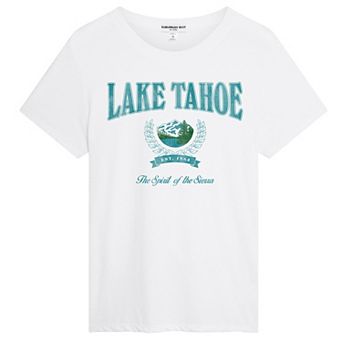 Juniors' Suburban Riot Lake Tahoe Loose Fit Graphic Tee