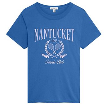 Juniors' Suburban Riot Nantucket Tennis Club Loose Fit Graphic Tee