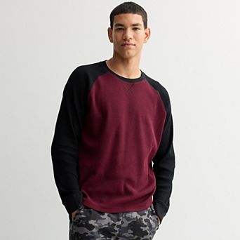 Men's Retrofit Long Sleeve Colorblock Thermal Tee