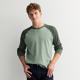 Men's Retrofit Long Sleeve Colorblock Thermal Tee