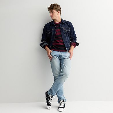 Men's Retrofit Striped Thermal Top
