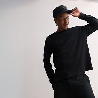 Men's Retrofit Long Sleeve Solid Thermal Tee