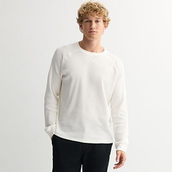 Men's Retrofit Long Sleeve Solid Thermal Tee