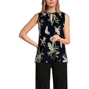 Women's Lands' End Notch Neck Swing Tank Top