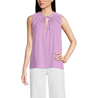 Women's Lands' End Notch Neck Swing Tank Top